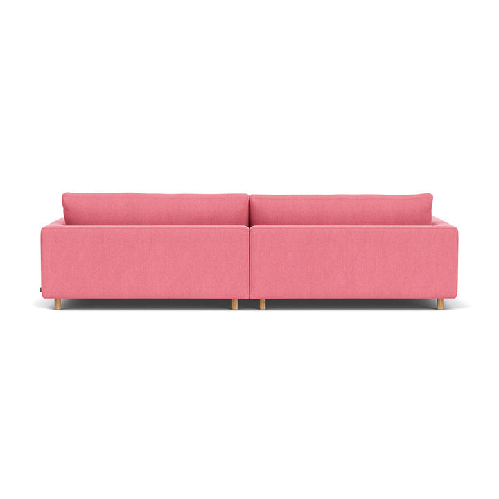 Dylan Fabric 4 Seater Sofa (Oak, Bubble Gum)