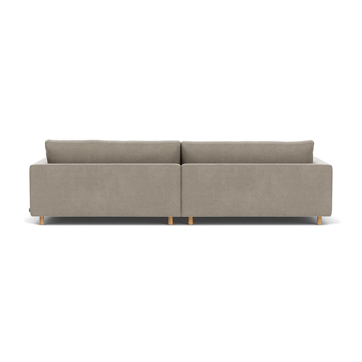 Dylan Fabric 4 Seater Sofa (Oak, Forest Mole)