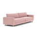 Dylan Fabric 4 Seater Sofa (Oak, Rosa)