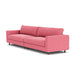 Dylan Fabric 4 Seater Sofa (Walnut Natural, Bubble Gum)