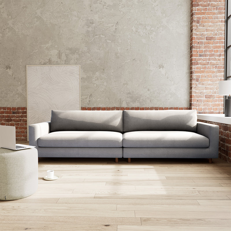 Forest Mole Fabric / Walnut Natural