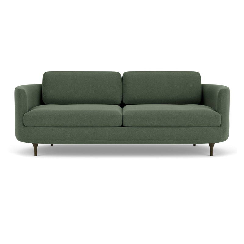 Cura Dark Green Weave / Dark Walnut