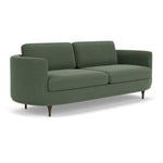 Cura Dark Green Weave / Dark Walnut
