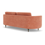 Danny Dusty Rose Textured Weave / Dark Walnut