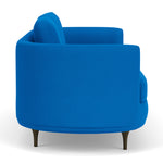 Mark Cobalt Blue Weave/ Dark Walnut