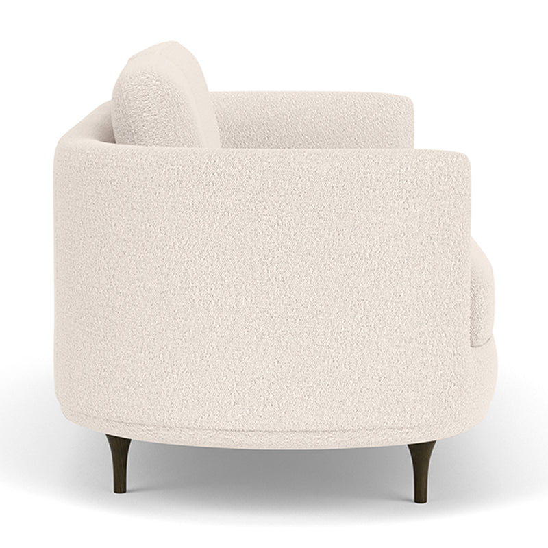 Maya Cream Boucle / Dark Walnut