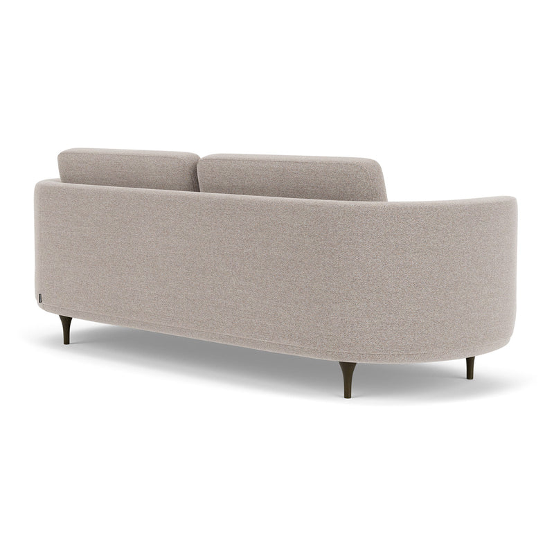 Agnes Brown Textured Weave / Dark Walnut