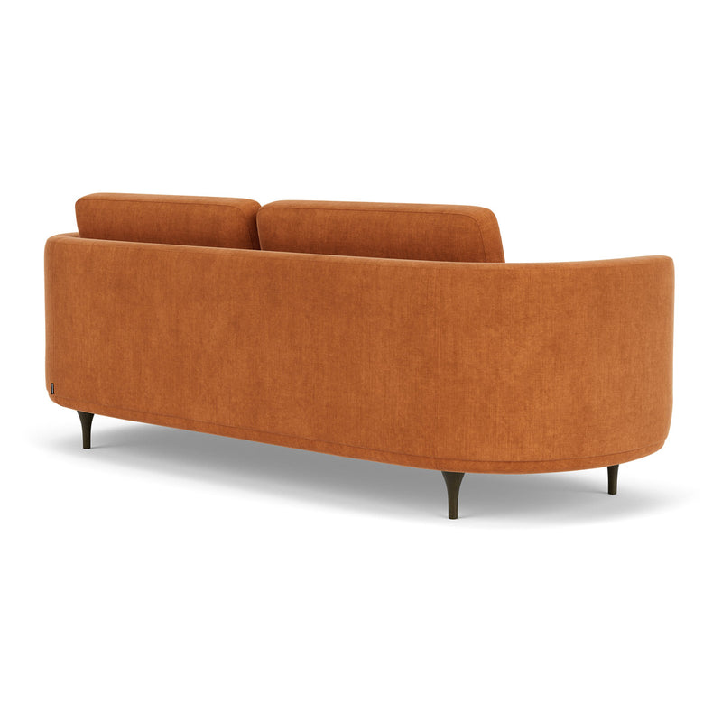 Danny Amber Textured Weave / Dark Walnut