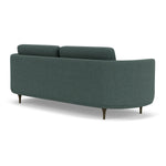 Form Blue Grey Fabric / Dark Walnut