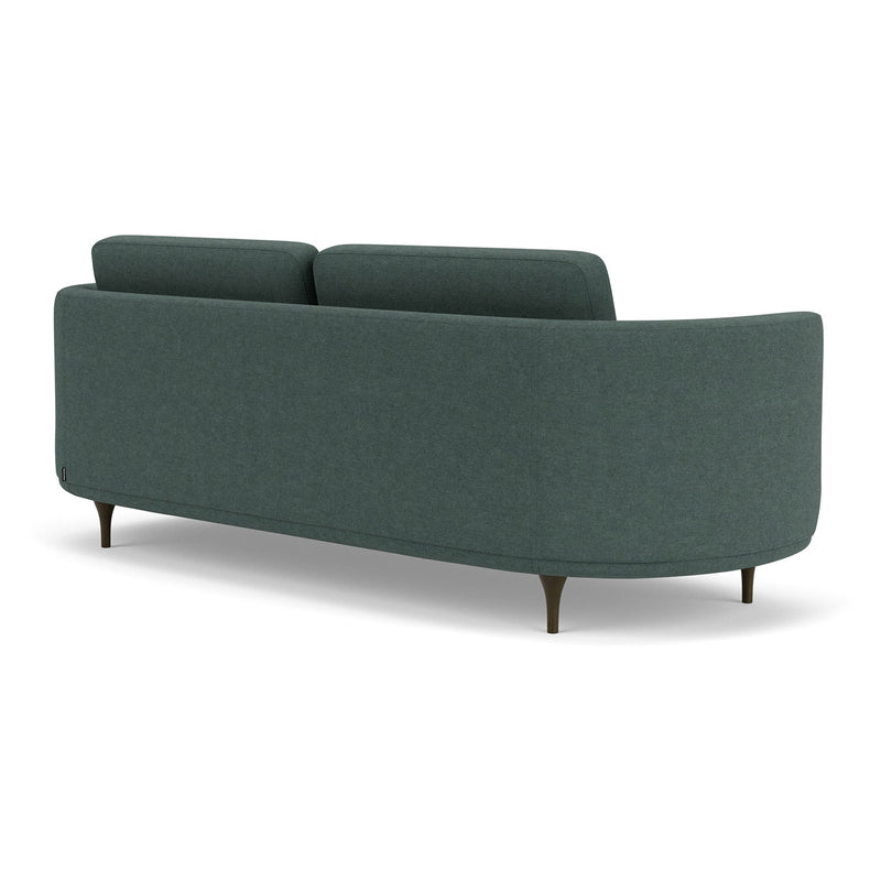 Form Blue Grey Fabric / Dark Walnut