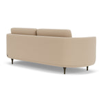 Form Cream Fabric / Dark Walnut