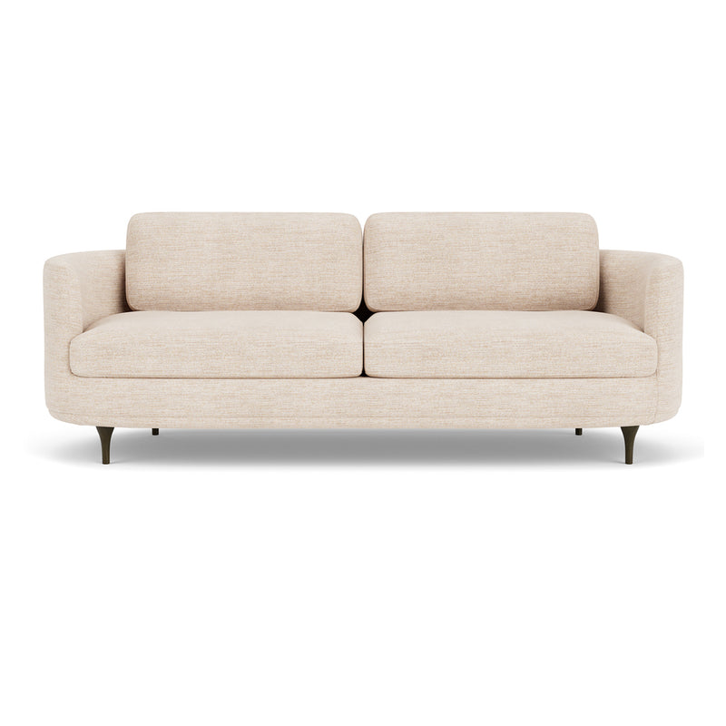 Vega Cream Textured Weave / Dark Walnut