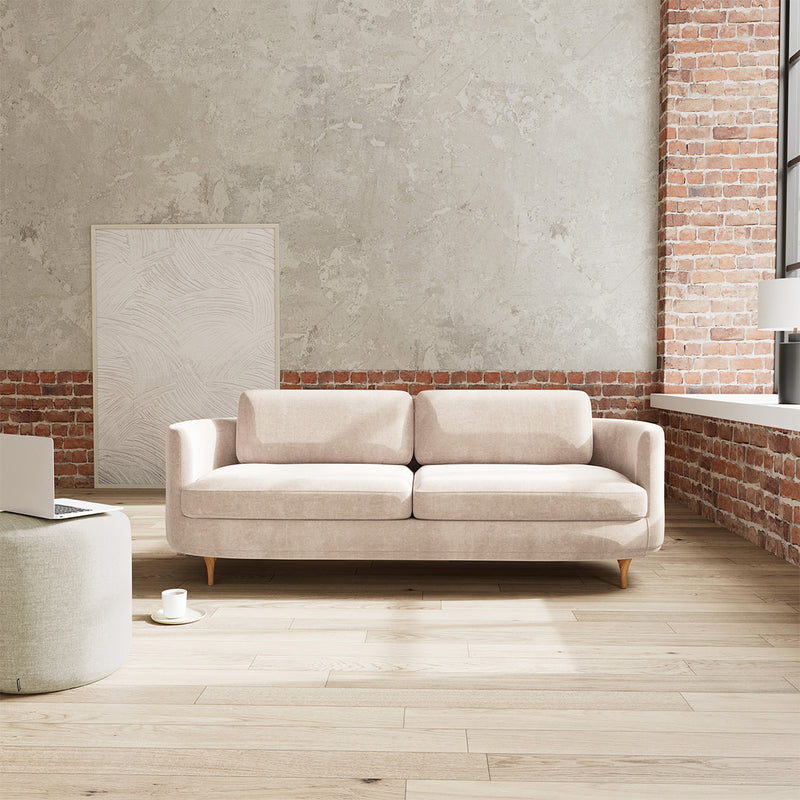 Danny Cream Textured Weave / Oak