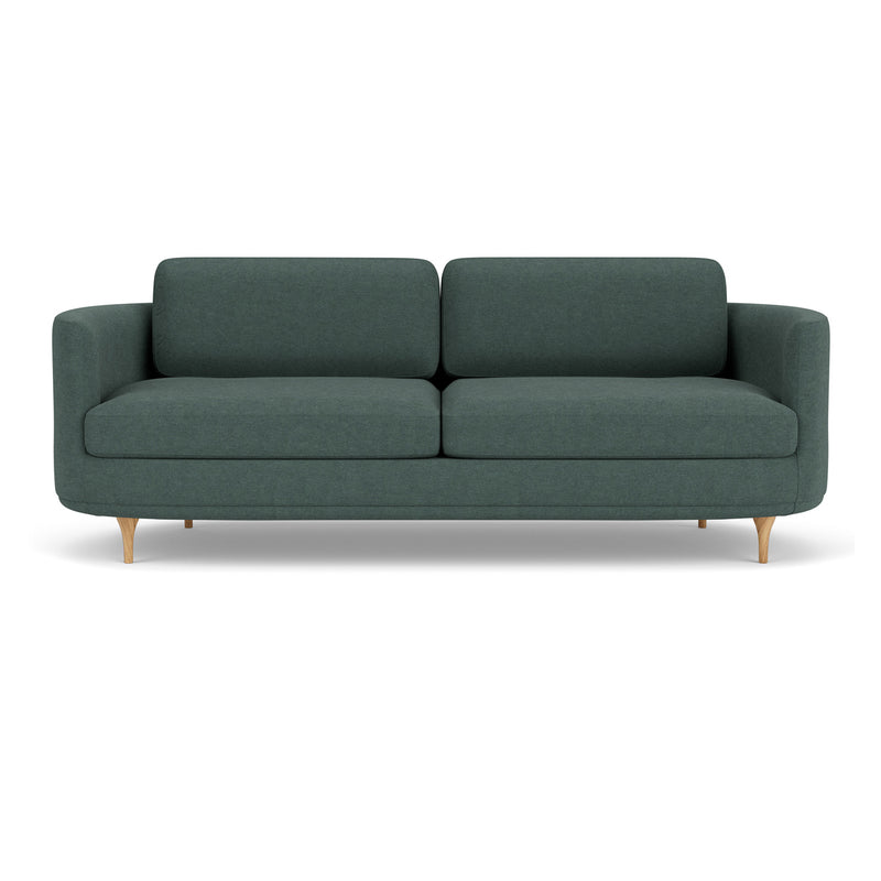 Form Blue Grey Fabric / Oak