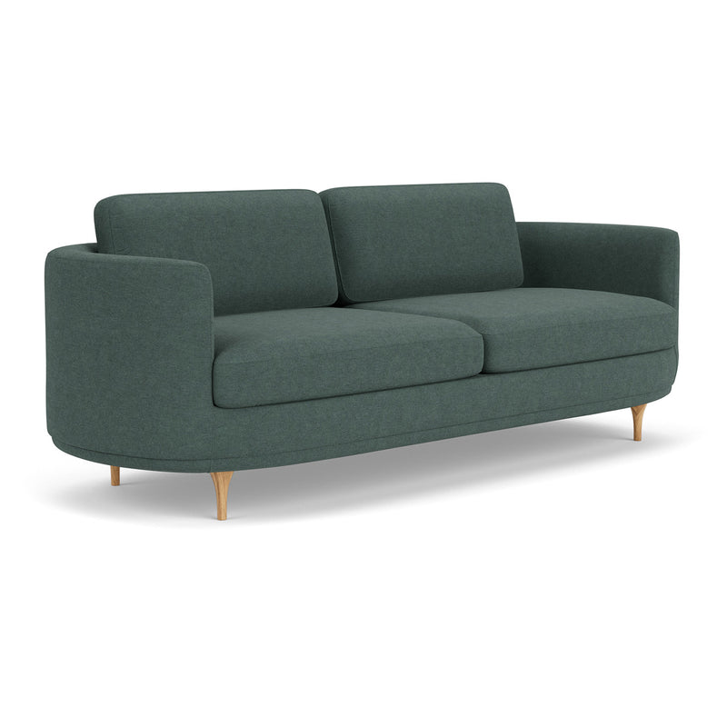 Form Blue Grey Fabric / Oak