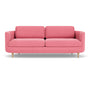 Elinor 3 Seater Sofa - Firenze Bubblegum Fabric / Oak