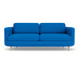 Elinor 3 Seater Sofa - Mark Cobalt Blue Weave / Oak