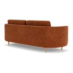 Moss Rust Fabric / Oak