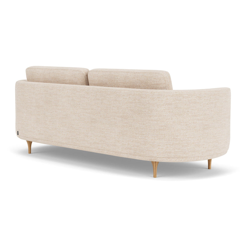 Vega Cream Textured Weave / Oak