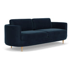 Lux Navy Velvet / Oak