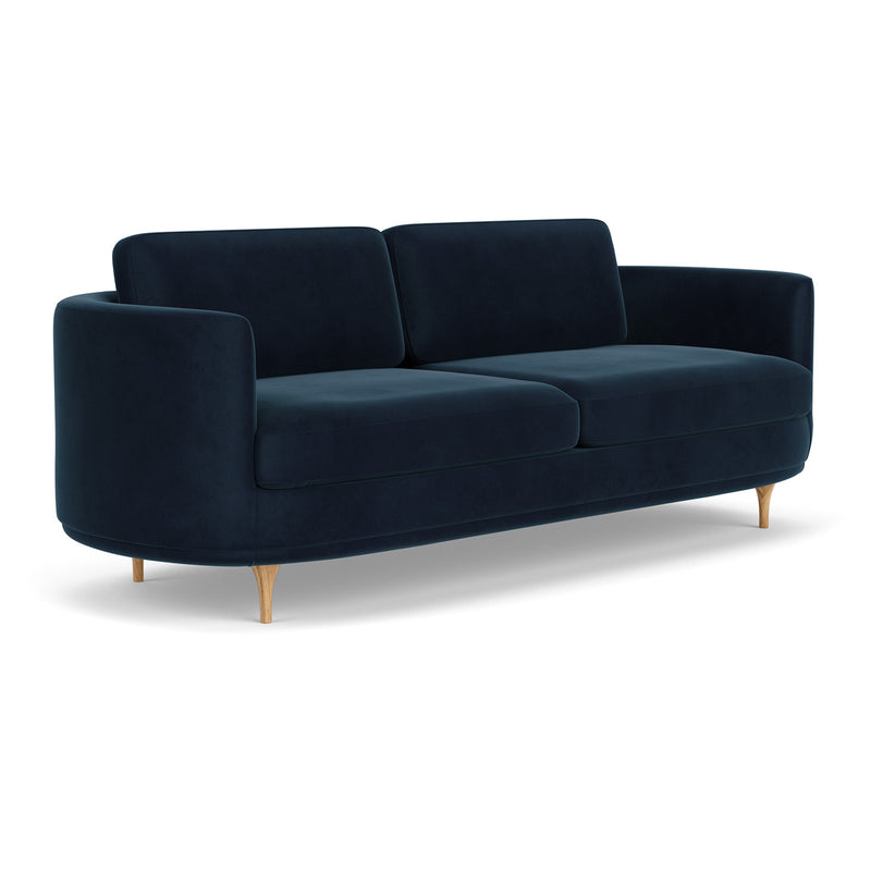 Lux Navy Velvet / Oak