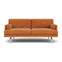 Ernest 2 Seater Sofa - Danny Amber Textured Weave