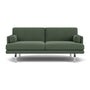 Ernest 2 Seater Sofa - Cura Dark Green Weave