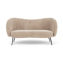 Flora 2 Seater Sofa - Danny Cream Textured Weave