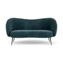 Flora 2 Seater Sofa - Danny Dust Blue Textured Weave