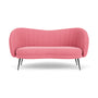 Flora 2 Seater Sofa - Firenze Bubblegum Fabric
