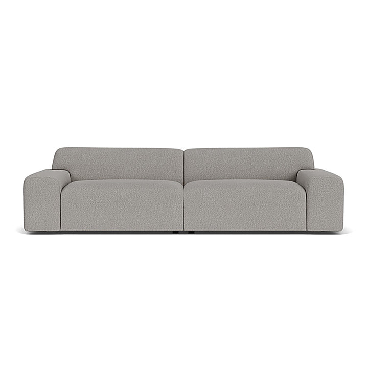 Gloria Boucle 3.5 Seater Sofa (Warm Grey)