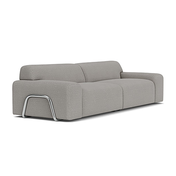 Gloria Boucle 3.5 Seater Sofa (Warm Grey)