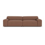 Gloria 3.5 Seater Sofa - Pebble Rust Boucle