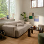 Greta 3 Seater Sofa - Danny Cream Textured Weave