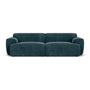 Greta 3 Seater Sofa - Danny Dust Blue Textured Weave