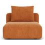 Hailey Modular Piece - Danny Amber Textured Weave