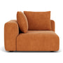 Hailey 1 Seater Left Corner Modular Sofa - Danny Amber Textured Weave