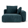 Hailey 1 Seater Right Arm Modular Sofa - Danny Dust Blue Textured Weave