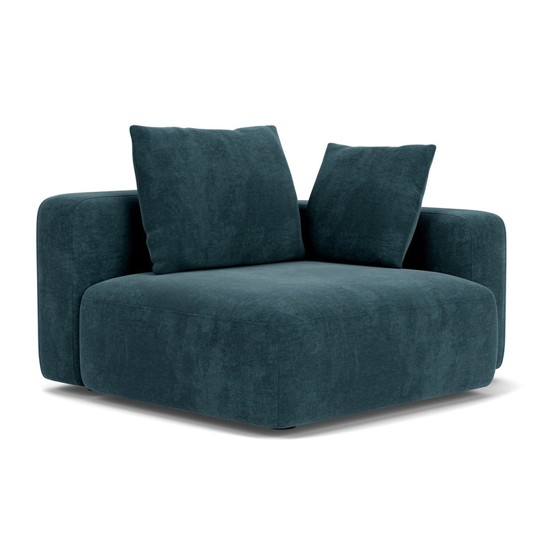 Danny Dust Blue Textured Weave