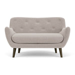 Agnes Brown Textured Weave / Dark Walnut
