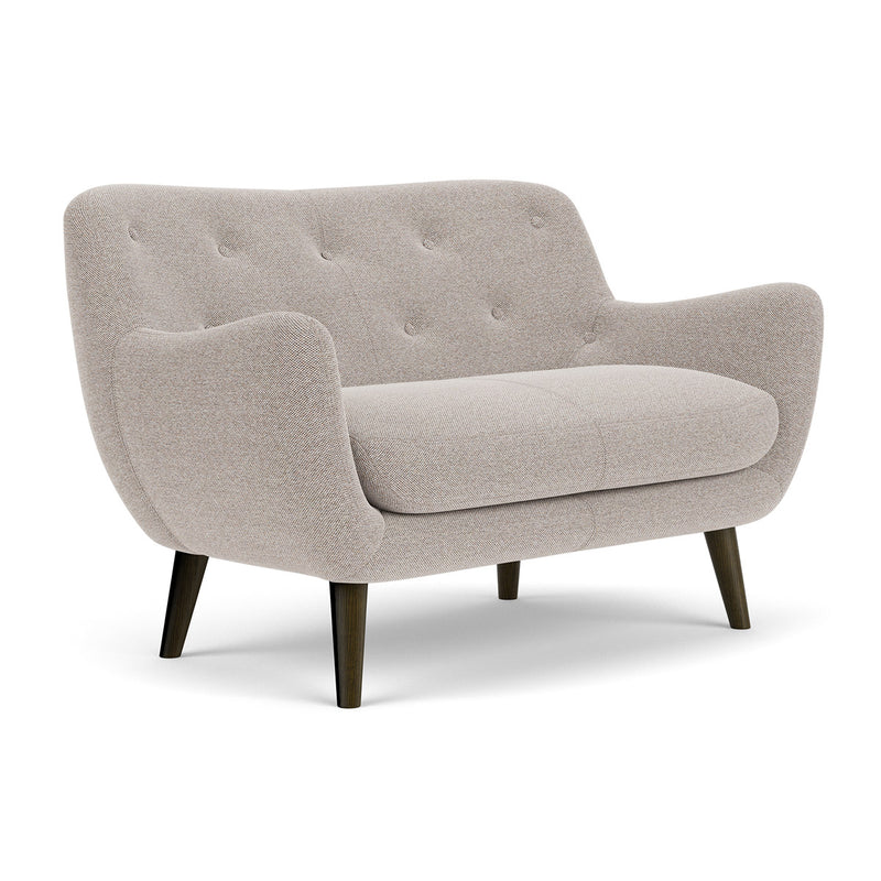 Agnes Brown Textured Weave / Dark Walnut