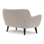 Agnes Brown Textured Weave / Dark Walnut