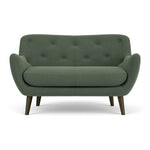 Cura Dark Green Weave / Dark Walnut
