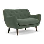 Cura Dark Green Weave / Dark Walnut