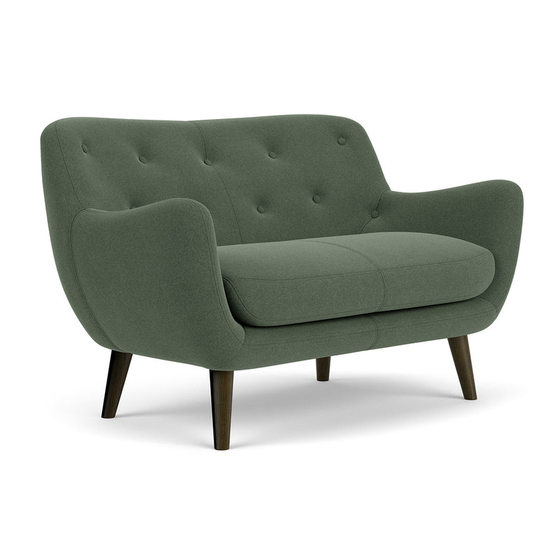 Cura Dark Green Weave / Dark Walnut