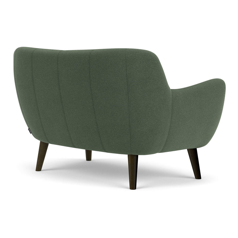 Cura Dark Green Weave / Dark Walnut