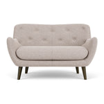 Fabio Stone Fabric / Dark Walnut