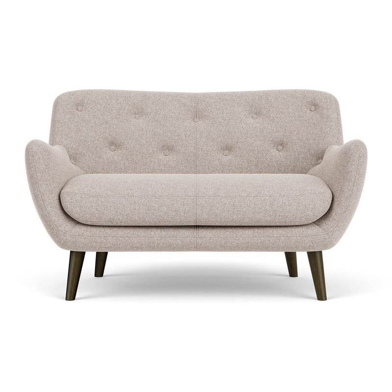 Fabio Stone Fabric / Dark Walnut