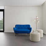 Mark Cobalt Blue Weave / Dark Walnut