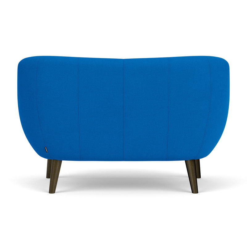 Mark Cobalt Blue Weave / Dark Walnut